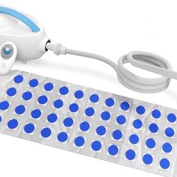 (10004) Serenelife Portable Spa Bubble Bath Massager - Relaxing Thermal Spa Non-Slip Mat with Suction Cup Bottom, Motorized Air Pump, Adjustable Bubbl