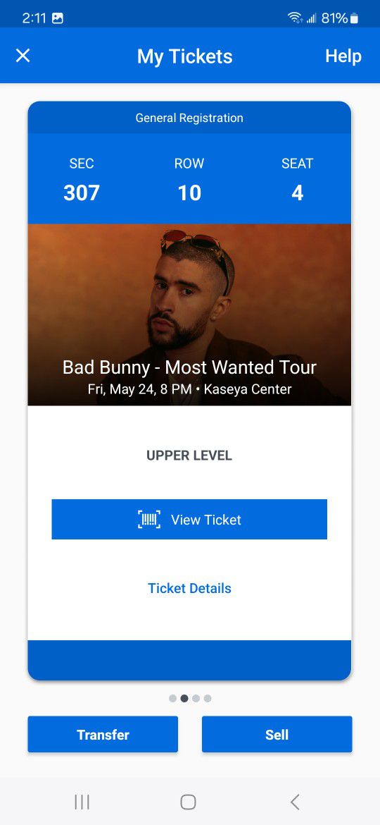 Bad Bunny Tickets - Most Wanted Tour May 24th Miami