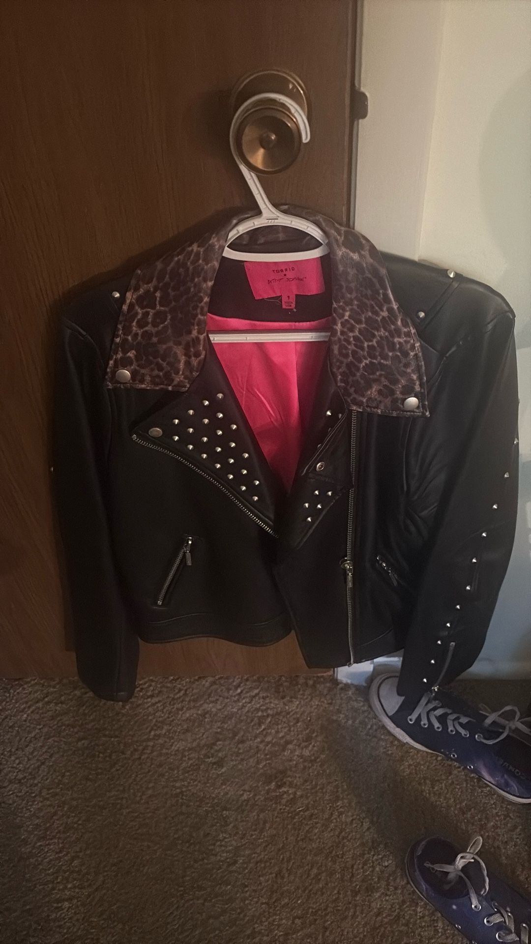 Betsey Johnson Moto Leather Jacket