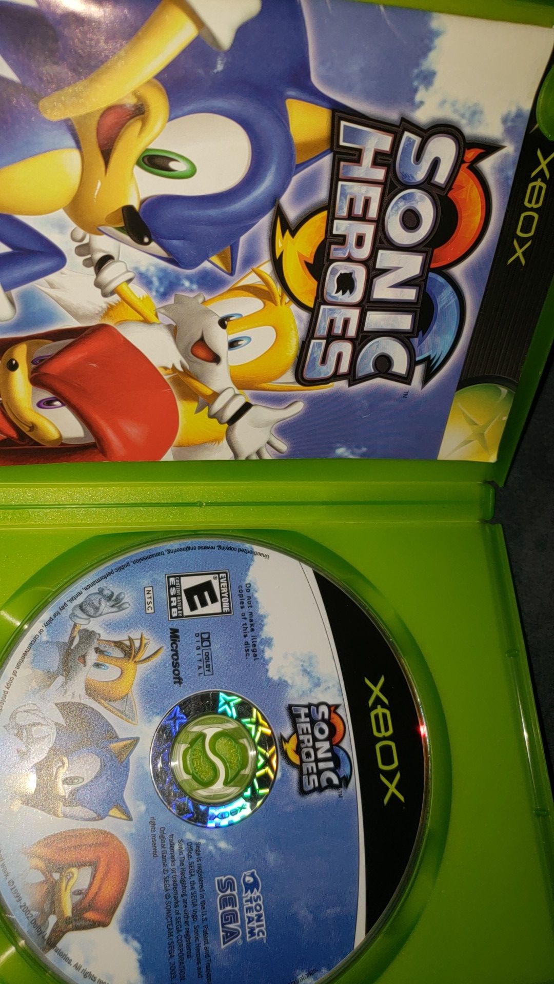 Sonic Heroes Xbox