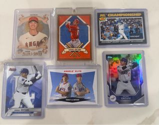 Rare Insert Shohei Ohtani Card Lot (6)  Dodgers MVP Rare Cards Case Hits Only