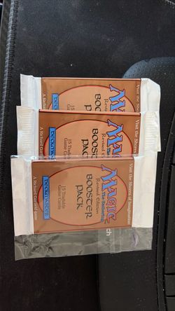 Magic the gathering revised booster packs unopened
