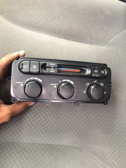 Manual climate control dodge caravan