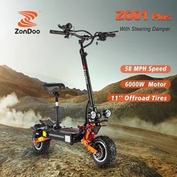 58mph Dual Motor Electric Scooter