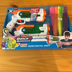 Water Balloons And Water Guns