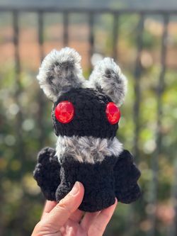 Crochet Moth Man plushie