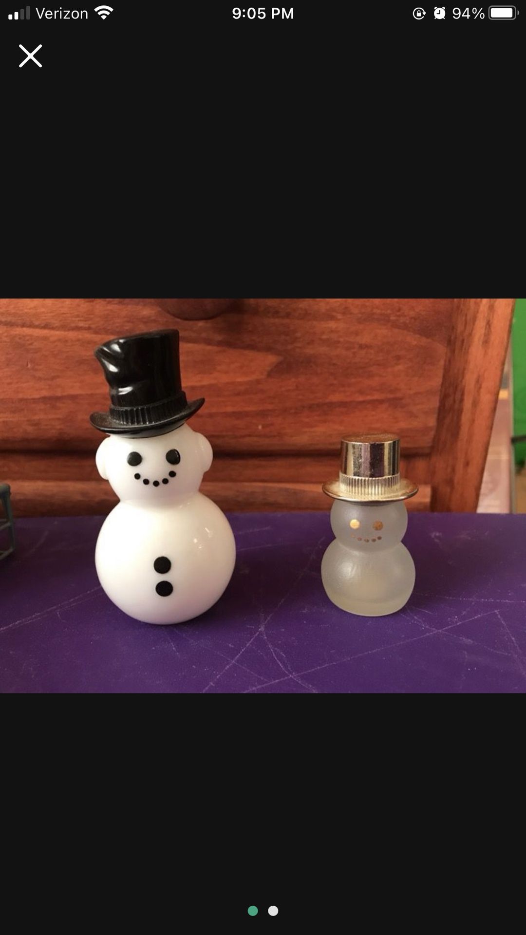 Three Small Avon Bottles