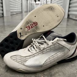 Puma Men's White Power Race BMW Motorsport Lace Up Sneakers Sz 11.5