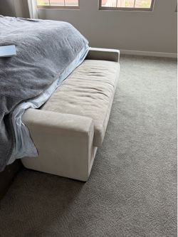 Veneto Leather bench - restoration hardware