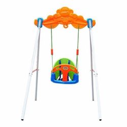 New 3 In 1 Baby Swing Set Toddler Infant Safety Hanging Playset with Seat Belt and Metal Stand