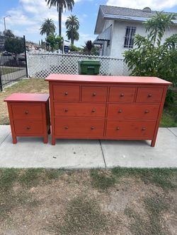 IKEA hemnes dresser with nightstand
