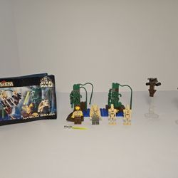 Used Lego Star Wars Set 7121 Naboo Swamp with instructions