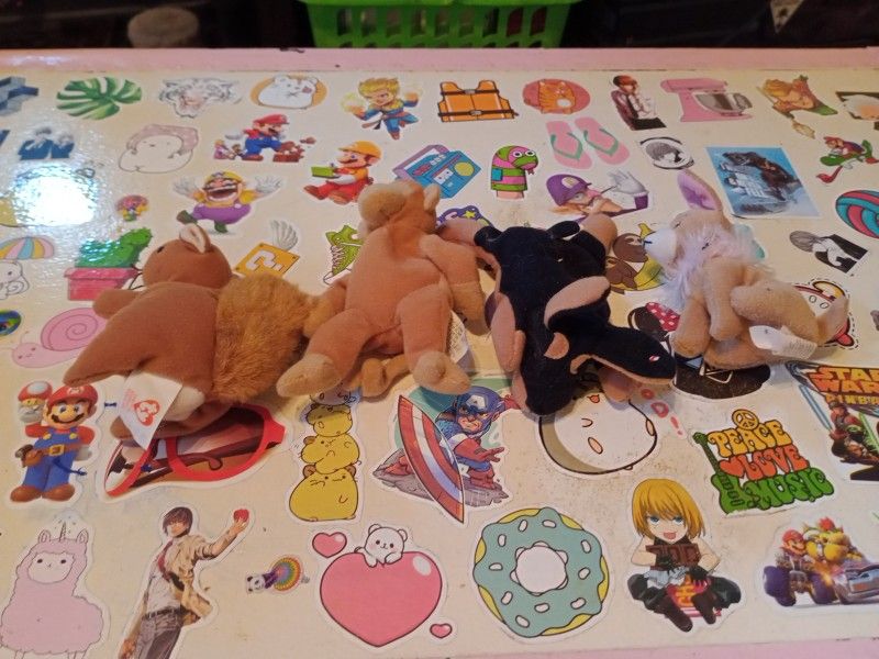 Giant Lot Of Tiny Beanie Babies 1 Dollar Each (Message Me Which You Want)