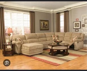Beige Jaguar sectional