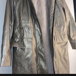 Zara Girls Long Warm Coat - Size 10