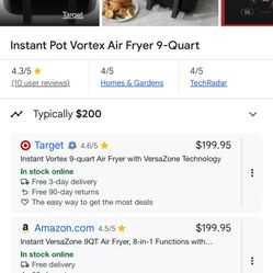 Instant Air fryer 