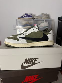 Jordan 1 Low Travis Scott Medium Olive 10m