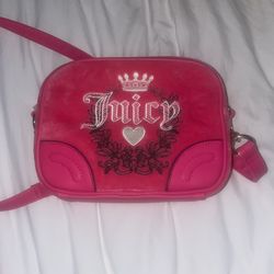 Juicy Couture Heritage Crossbody Hot Pink