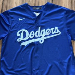 New men’s XL Nike LA dodgers blue Jersey 