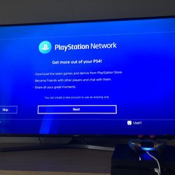 $125 PS4 With 1 Controller- No Games PS4