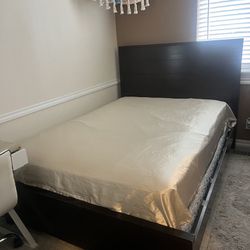 Full Bed Frame With Nightstand And Dresser 