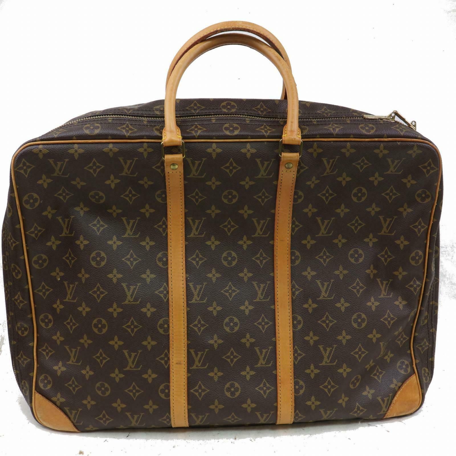 Authentic Louis Vuitton Sirius 50 M41406 Brown Monogram Travel Bag 11317