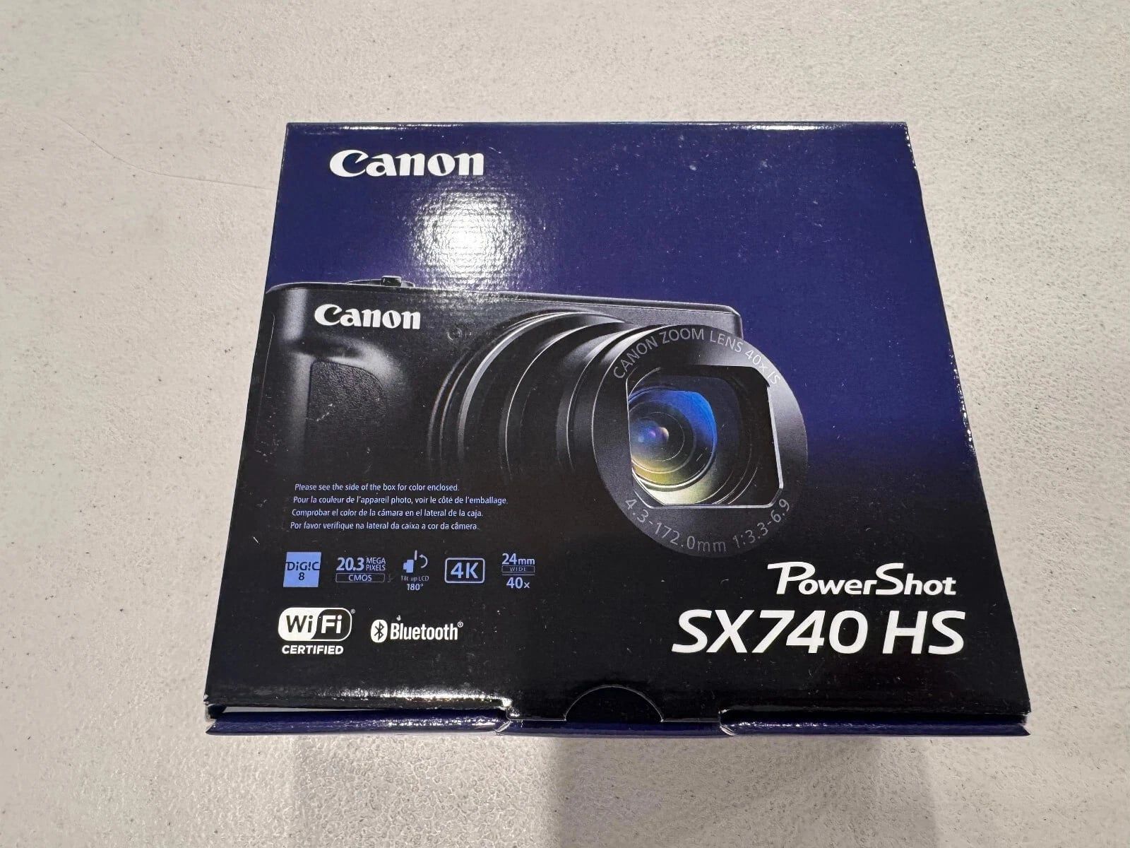 Black Canon PowerShot SX740 HS 