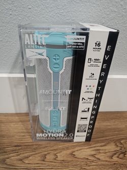 New Altec Lansing Hydro Motion 2.0 Bluetooth Portable Speaker