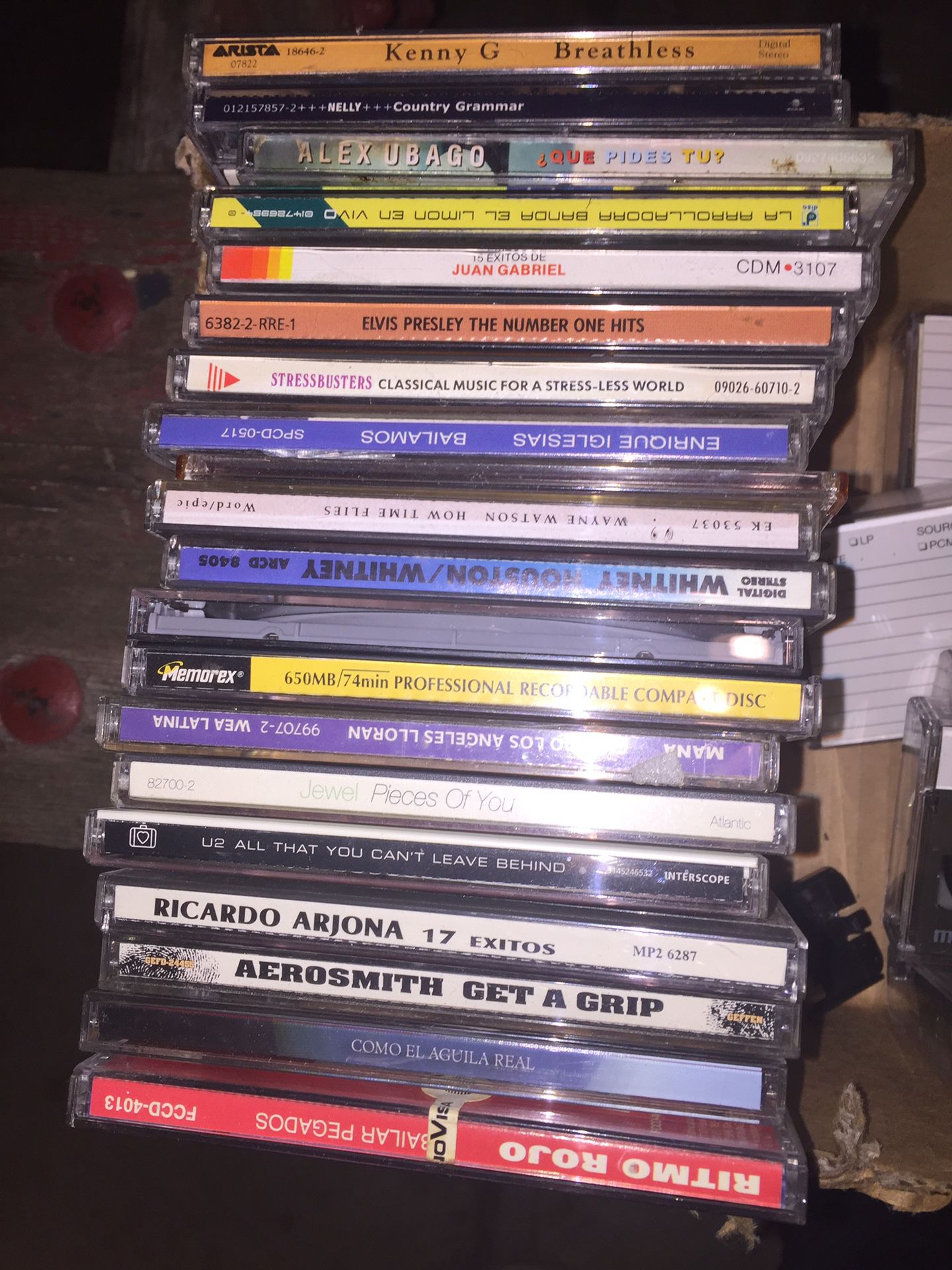 Stack of random CD’s