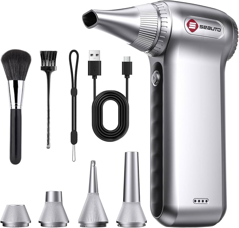 Compressed Air Duster-125,000 RPM Cordless Electric