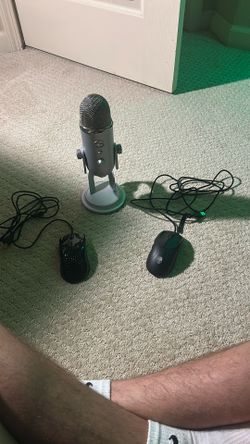 Yeti mic, Glorious model O mouse, Alien ware mouse