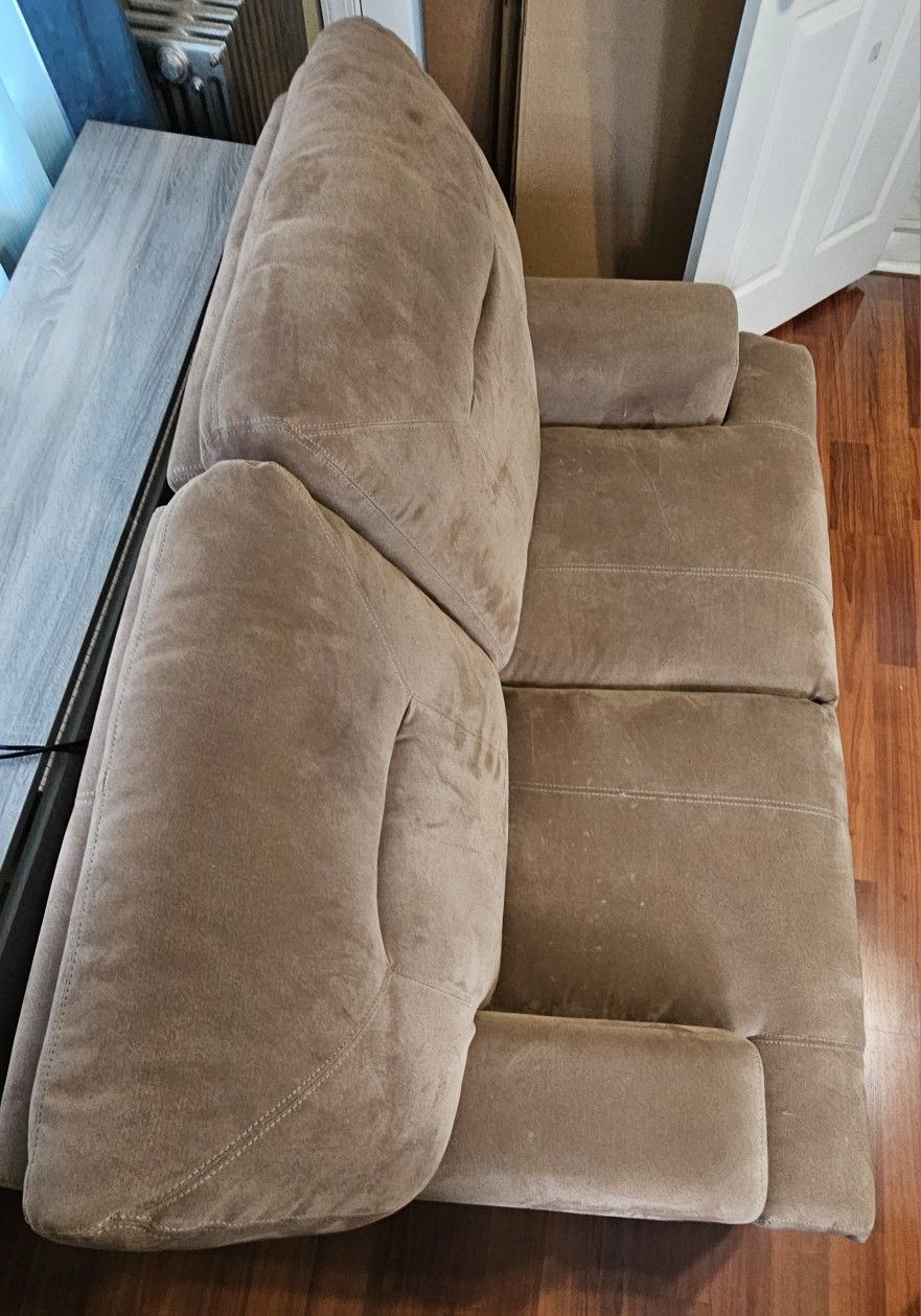 Double Electric Recliners Sofa