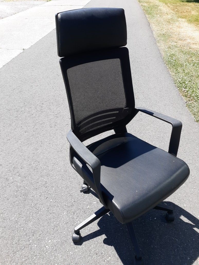Mesh Office Desk Computer Chair Black Adjustable