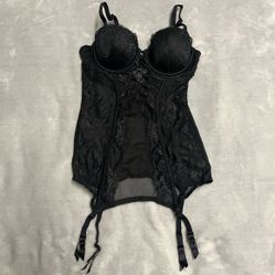 Women’s La Senza Elegant Black Lace Bustier