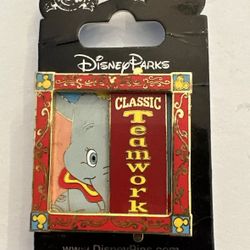 Disney Teamwork Dumbo/Timothy Cast Exclusive Slider Pin