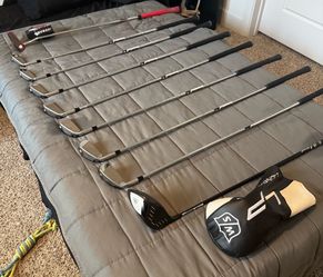 Complete Golf Set – Cleveland Irons, Wilson Driver, Odyssey Putter & Premium Maxfli Bag