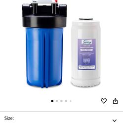 iSpring WDS80K Anti-Scale 10" x 4.5" Whole House Water Filter with Patented Scale Inhibitor