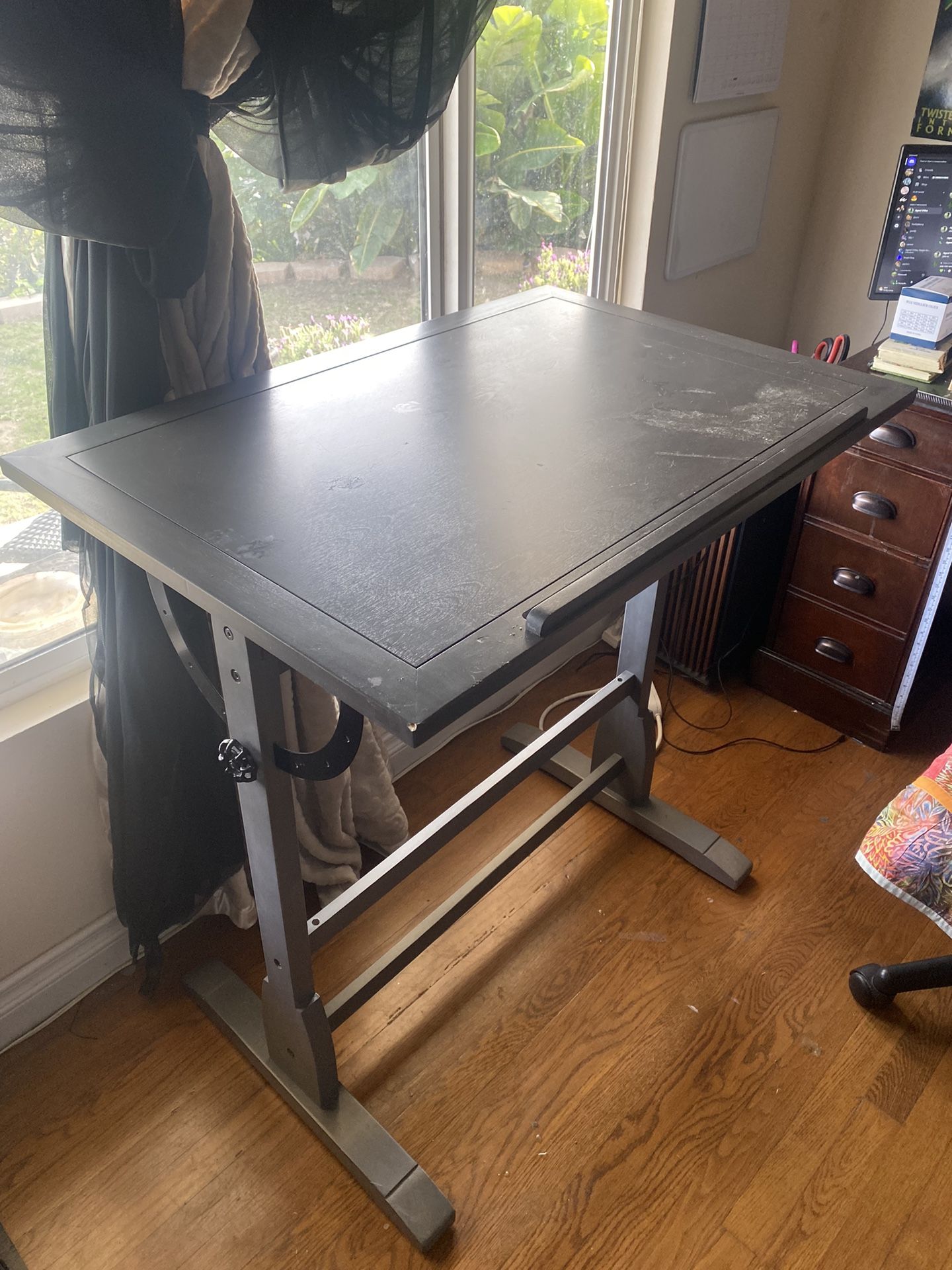 Studio Designs Vintage Drafting Desk, Gray