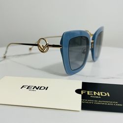 Fendi Light Blue Sunglasses