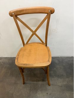 Cross back chairs