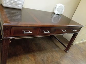 Mesa de oficina madera de caoba