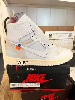 Nike Jordan 1 High Off White Alaska VAA Size 8.5