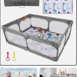 JINXIA Large Baby Playpen 