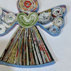 Handmade Quilled Paper Angel 