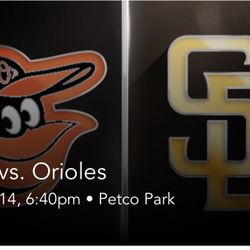 Padres Vs Orioles 08/14/2023