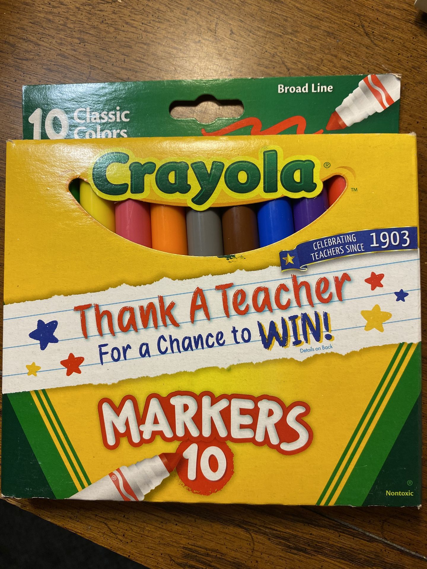 13  Boxes Crayola Broad Tip Markers