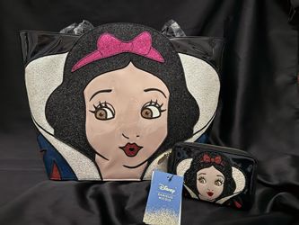 New Danielle Nicole Disney Snow White And The Seven Dwarfs Tote Bag with Wallet Set Princess