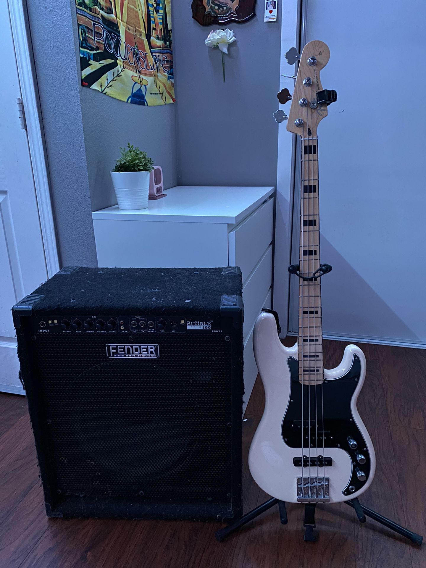 Fender Special Edition Deluxe PJ Bass Olympic White