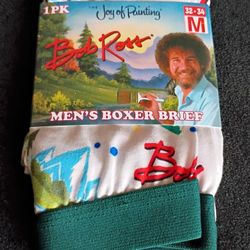 BOB ROSS BOXER BRIEF's Size MEDIUM 🎨