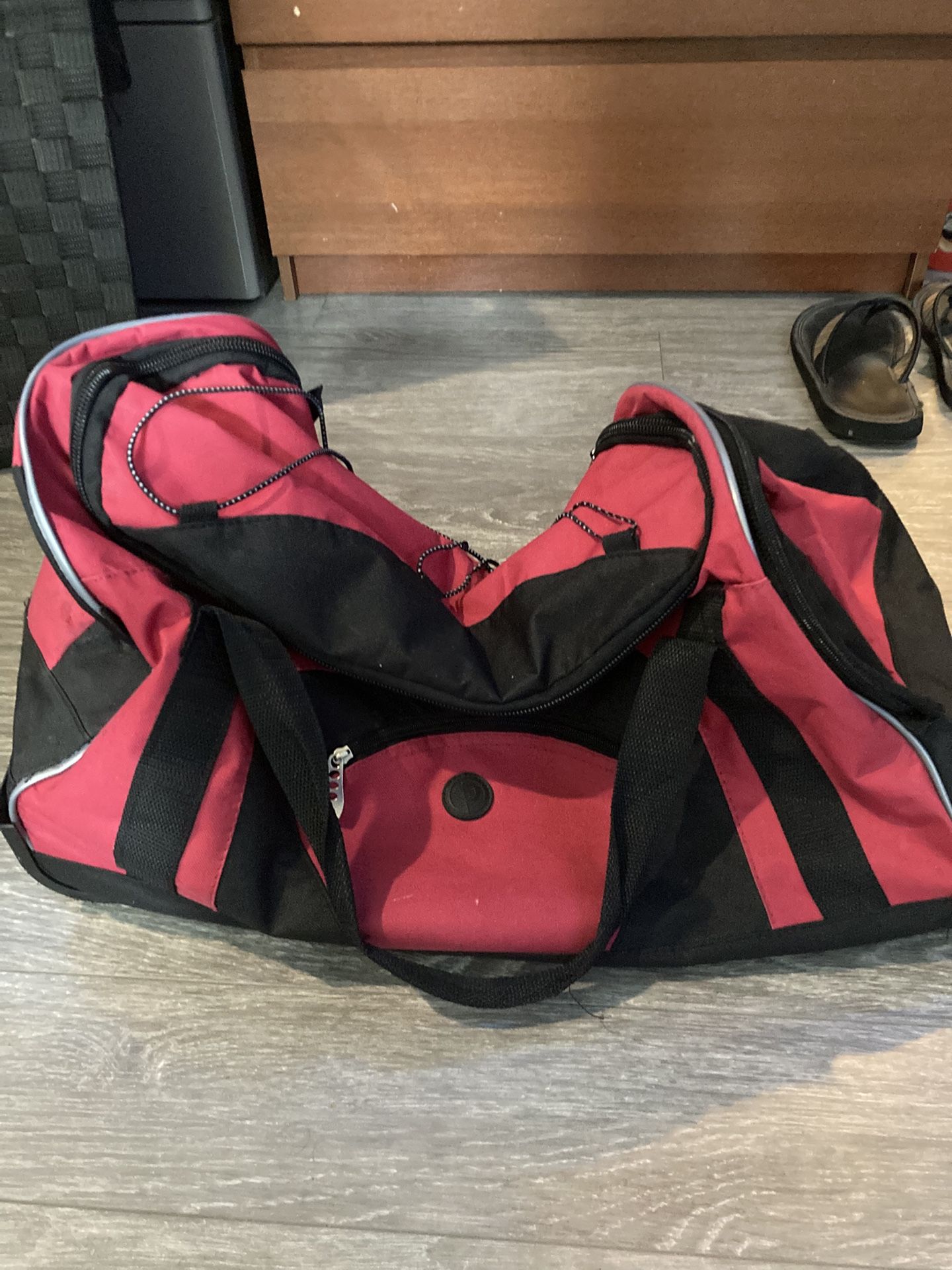 Red Protogé Gym Roller Bag